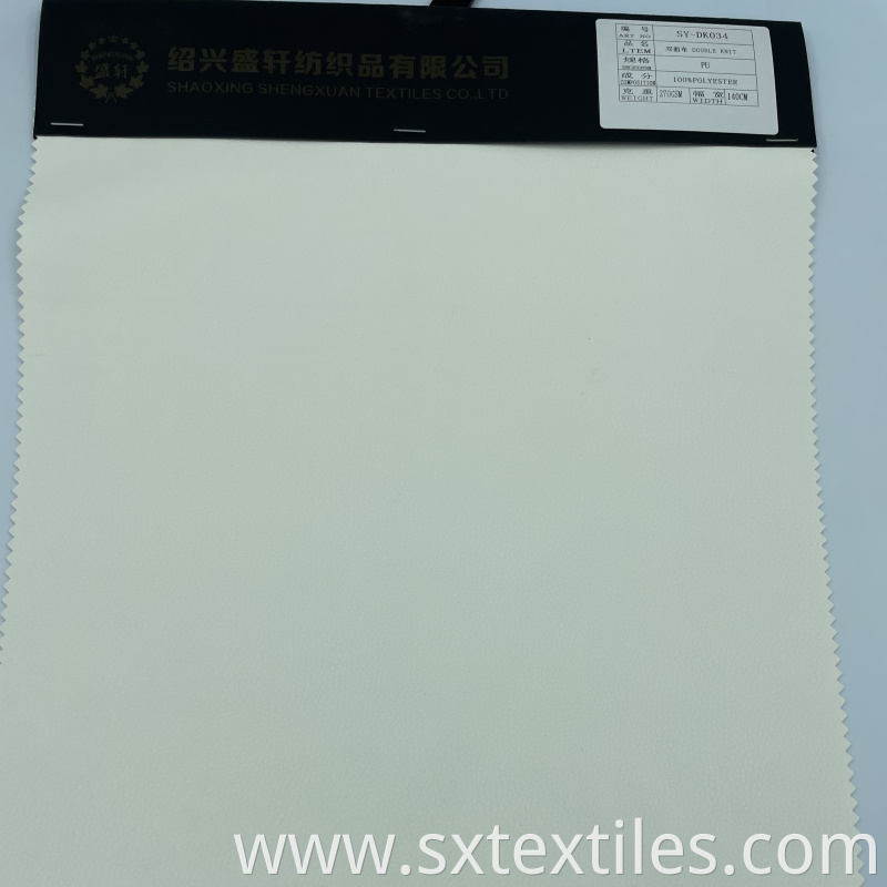 Pure Polyester Pu Interlock Fabric Jpg